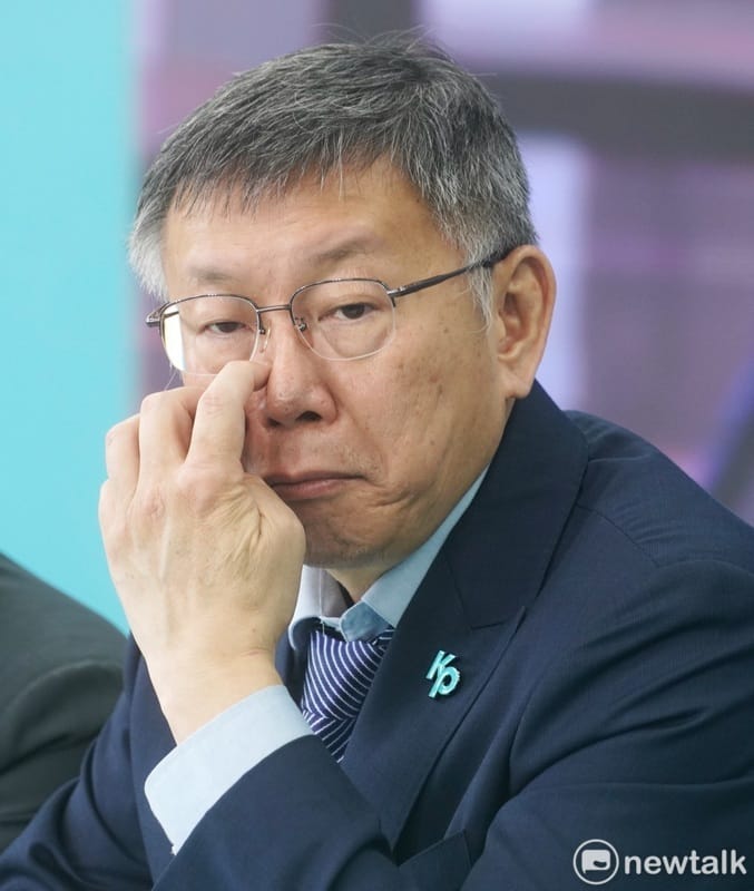 台灣民眾黨主席柯文哲。 圖：張良一 / 攝