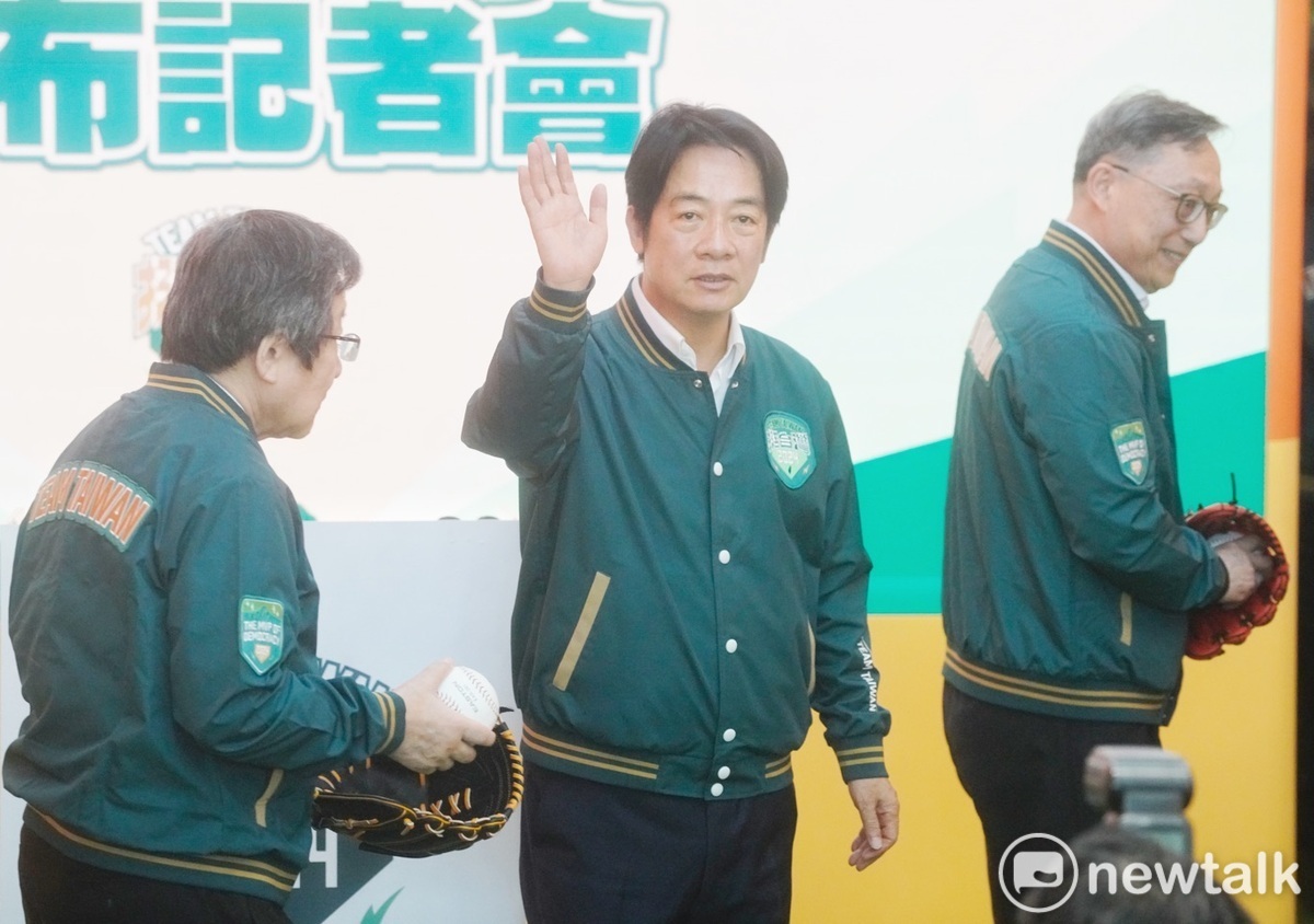民進黨總統參選人賴清德舉行記者會，公布總統競選總部組織架構。 圖：張良一/攝