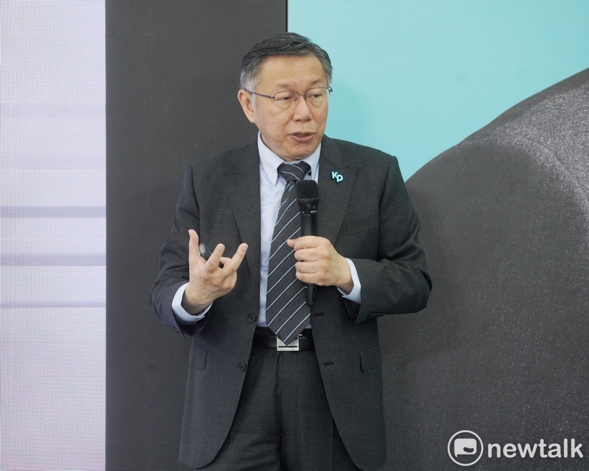 民眾黨總統參選人柯文哲。 圖：張良一 / 攝