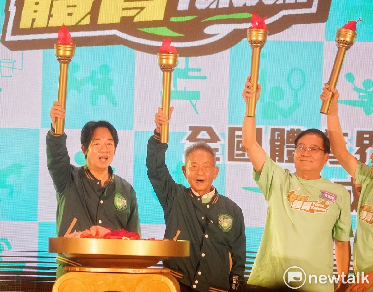民進黨總統參選人賴清德出席體育Team Taiwan全國體育界挺賴清德後援會成立大會。 圖：張良一/攝