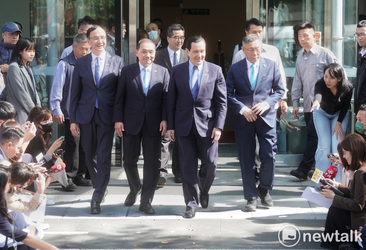 藍白合政黨協商15日決議以「民調計點制」選出總統參選組合，18日雙方卻因民調的統計誤差範圍認定產生分歧，無法達成共識。 圖：張良一攝（資料照）