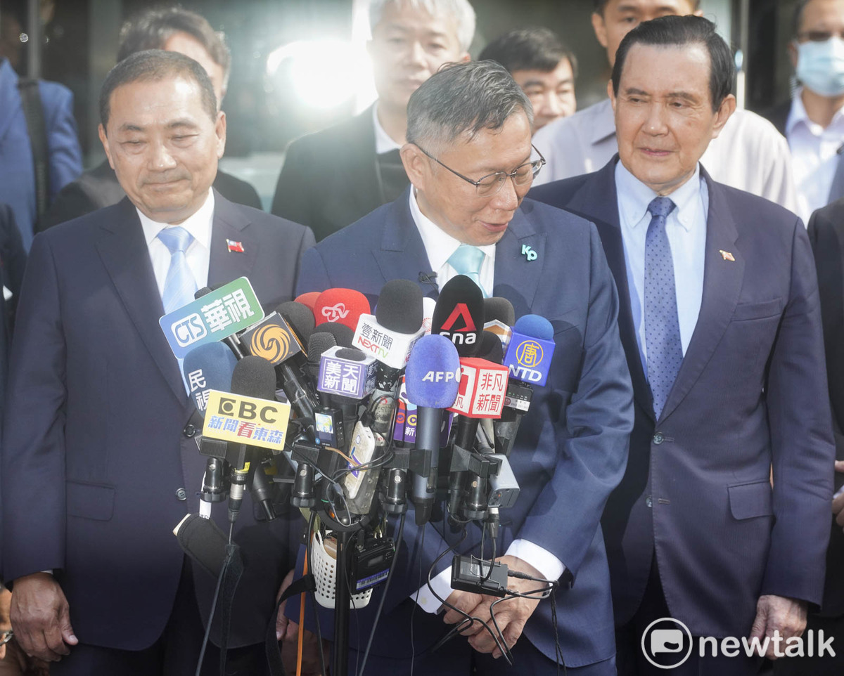 「藍白合」難產 ! 民調專家會議漏夜開會無共識，傳出擇期再議。 圖：張良一/攝（資料照）