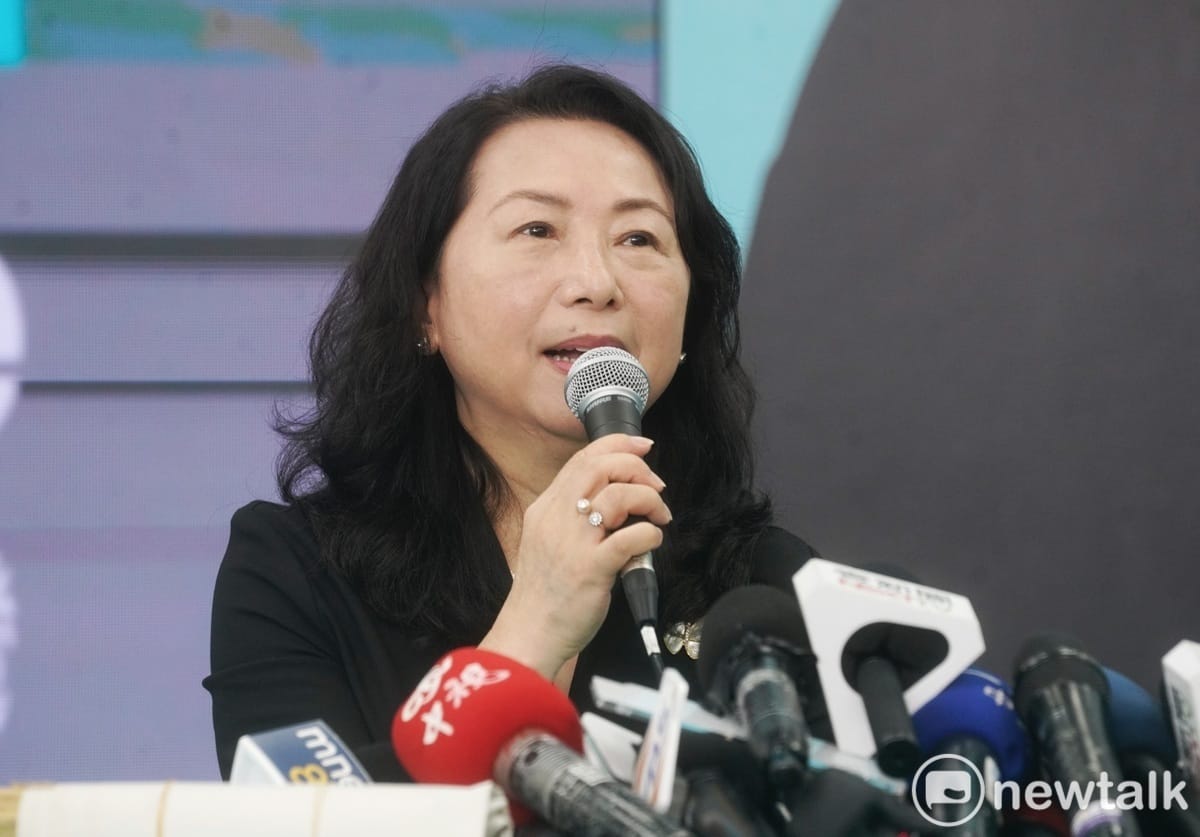內定民眾黨新住民委員會主委徐春鶯。 圖：張良一 / 攝