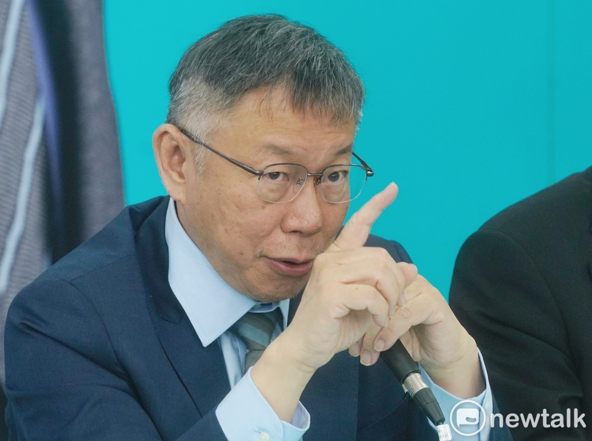 民眾黨總統參選人柯文哲。 圖：張良一 / 攝（資料照片）