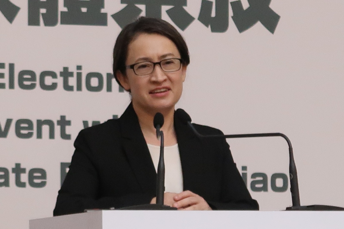民進黨副總統候選人蕭美琴 圖：林朝億/攝