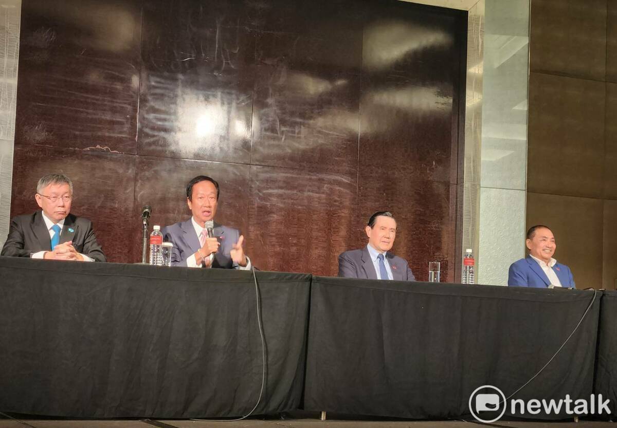 郭柯侯協商破局，不歡而散。 圖:黃建豪拍攝
