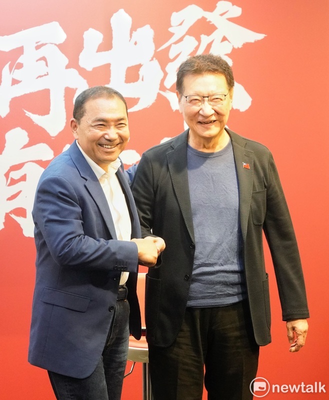 國民黨正副總統候選人侯友宜、趙少康。 圖：張良一/攝