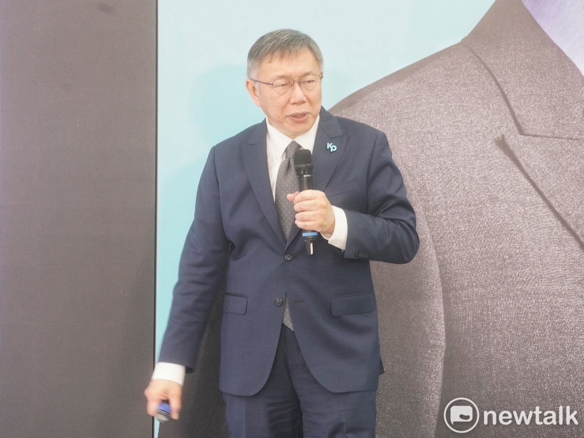 柯文哲5日表示大巨蛋是國民黨留下的爛攤子，還說「不會原諒」民進黨消防安全審查卡了1年10個月。 圖：張良一 / 攝（資料照）