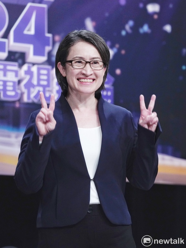 民進黨副總統候選人蕭美琴。 圖：張良一/攝