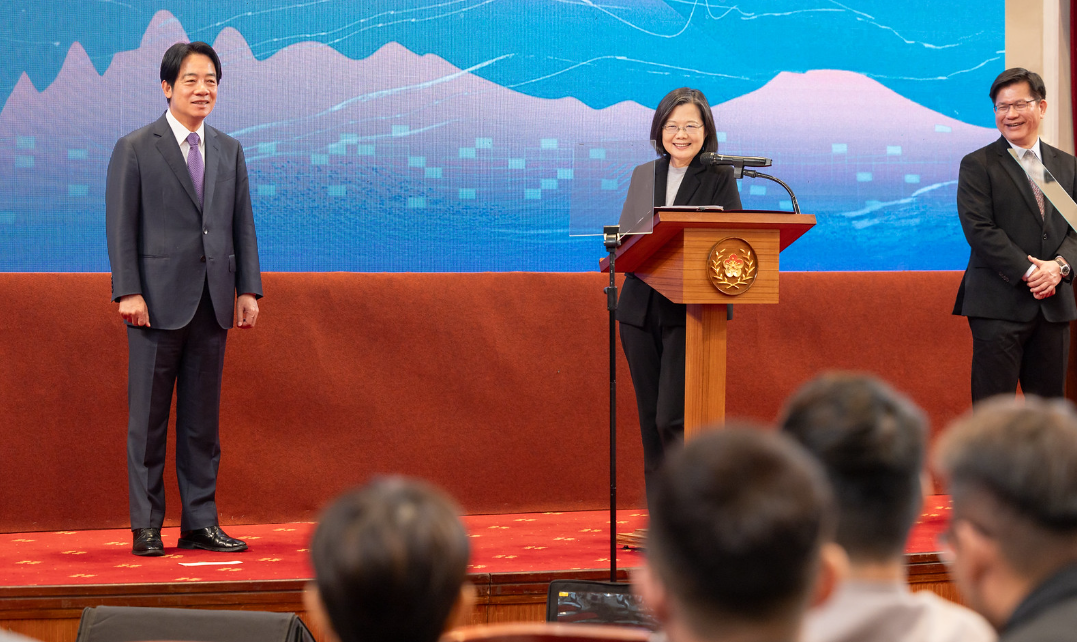 總統蔡英文執政第二任期，賴清德擔任副總統。 圖：總統府提供