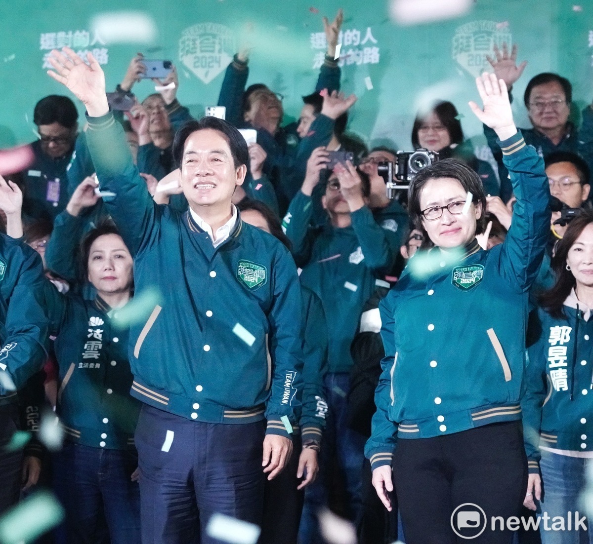 準正副總統賴清德、蕭美琴。 圖：張良一攝