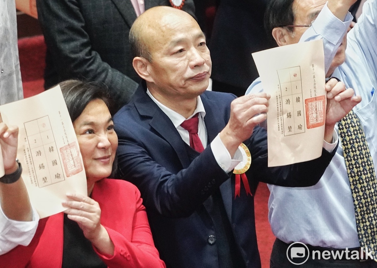 韓國瑜確定當選新任立法院長。 圖：張良一/攝