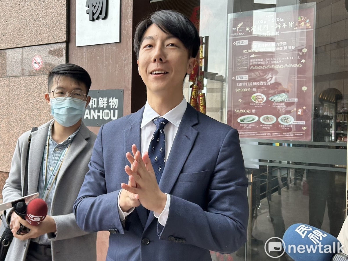 民進黨發言人吳崢。 圖：黃宣尹攝