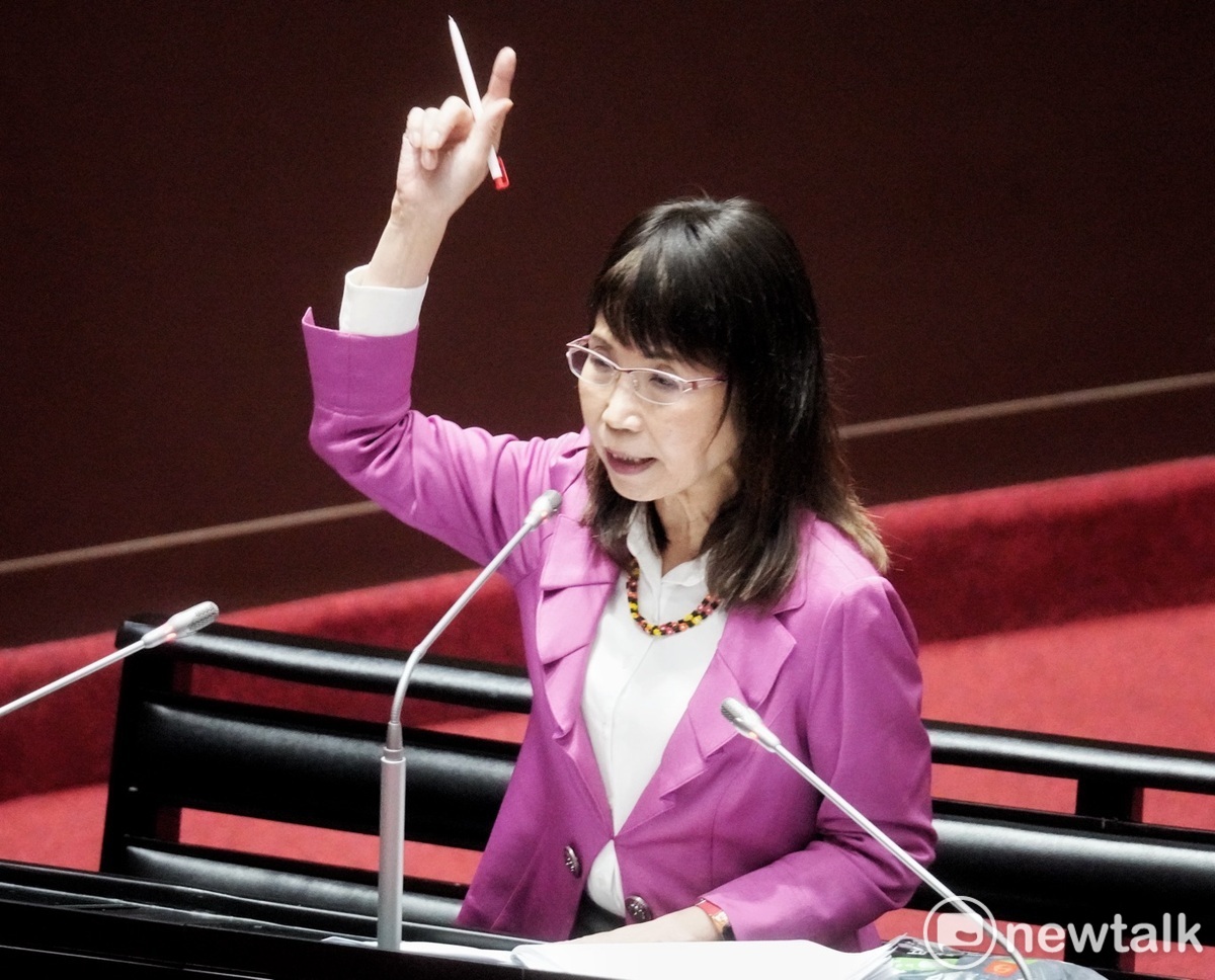 台灣民眾黨立委陳昭姿。 圖：張良一 / 攝