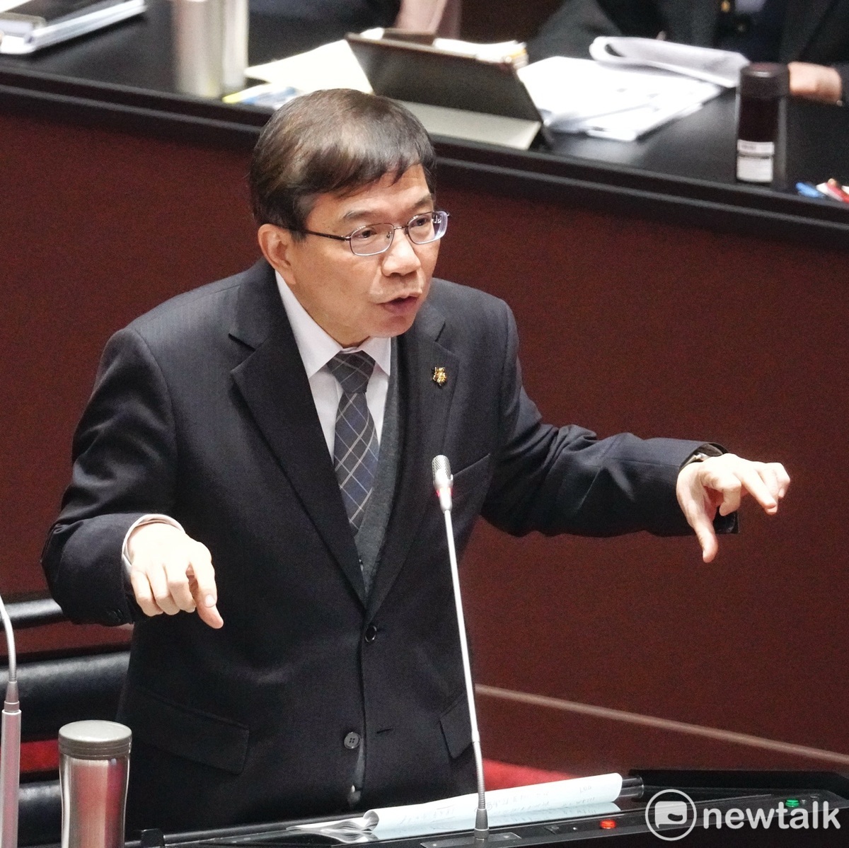 交通部長王國材。 圖：張良一／攝（資料照）