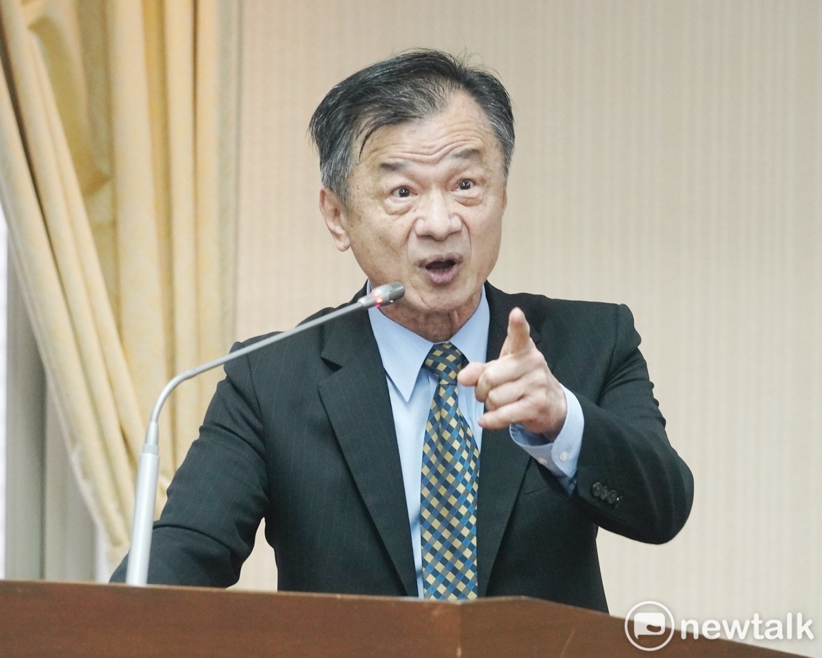 陸委會主委邱太三今（6）天在內政委員會備詢。 圖：張良一/攝