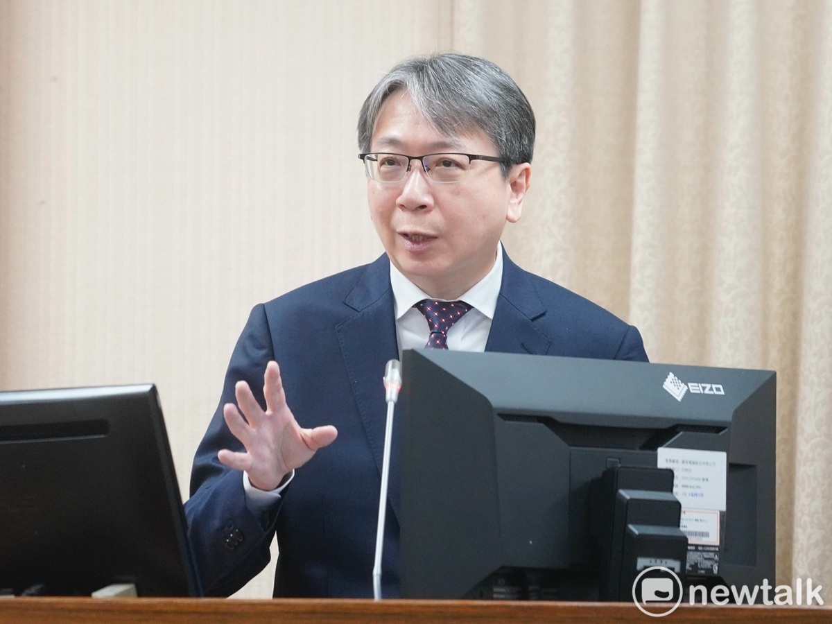 國安局長蔡明彥在立院外交及國防委員會備詢。 圖：張良一/攝（資料照）