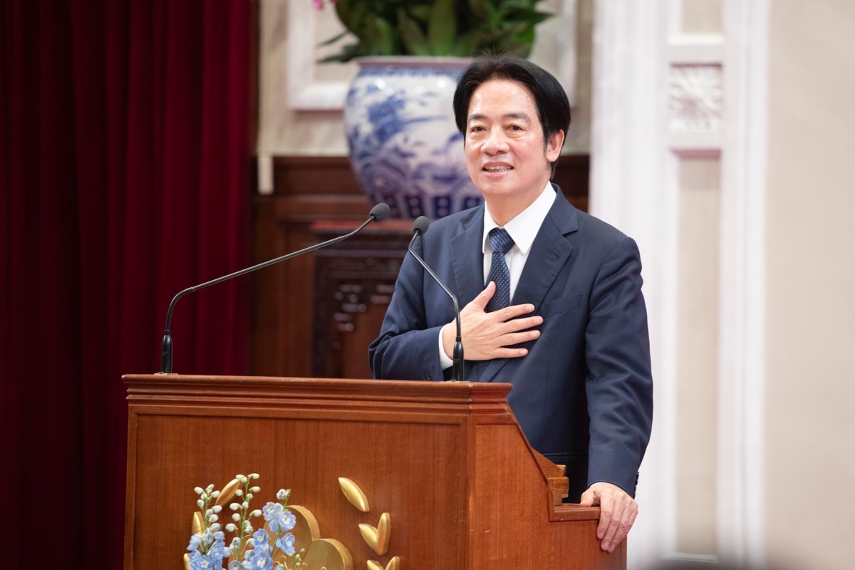 賴清德獲選《時代雜誌》2024年百大最具影響力人物。 圖：總統府/提供