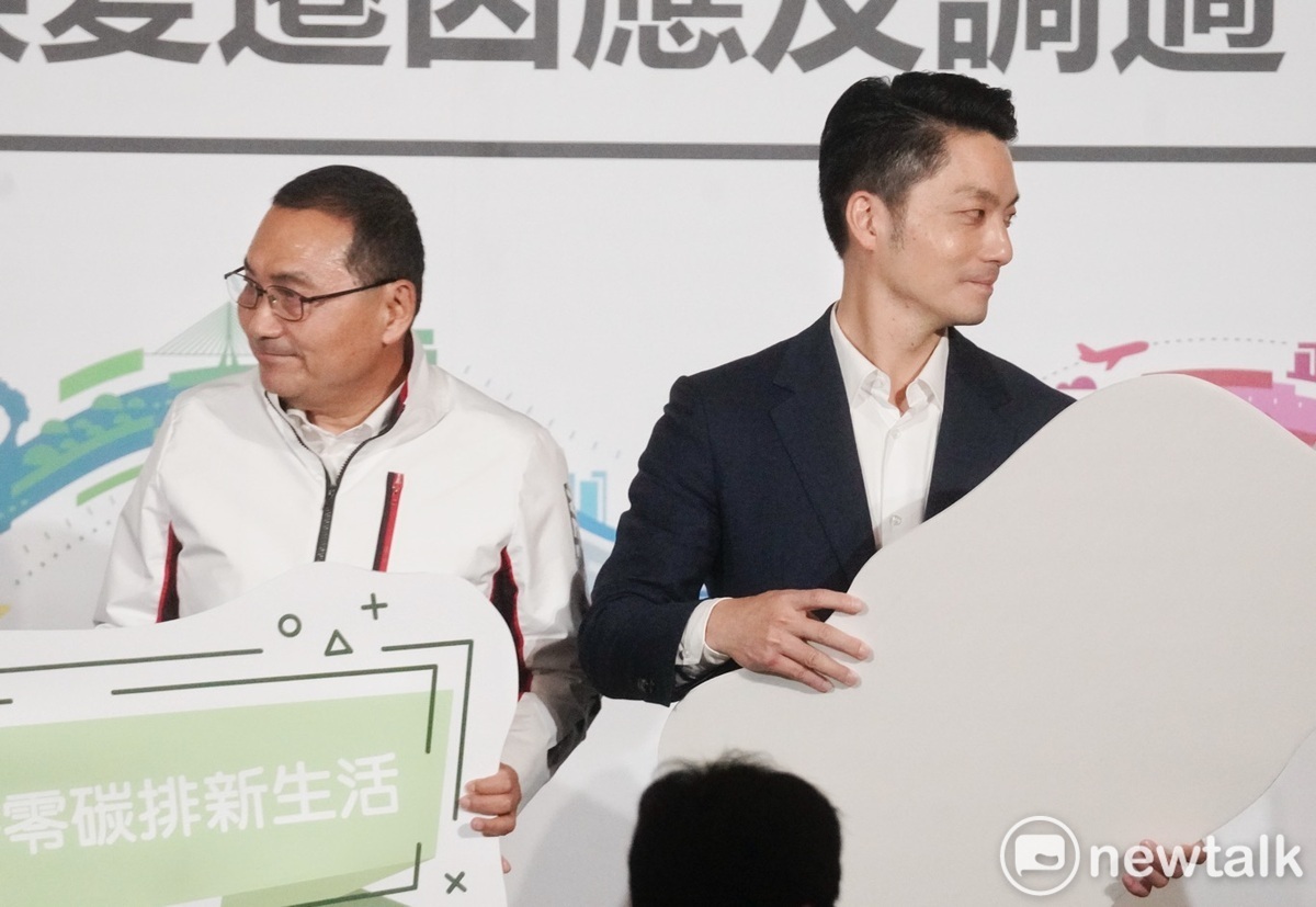 台北市長蔣萬安、新北市長侯友宜出席北北基桃市長層級會議。 圖：張良一/攝