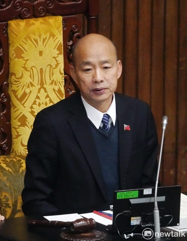 立法院長韓國瑜過去參選總統時，曾說高鐵南延屏東是「盲腸」。 圖：張良一/攝（資料照）