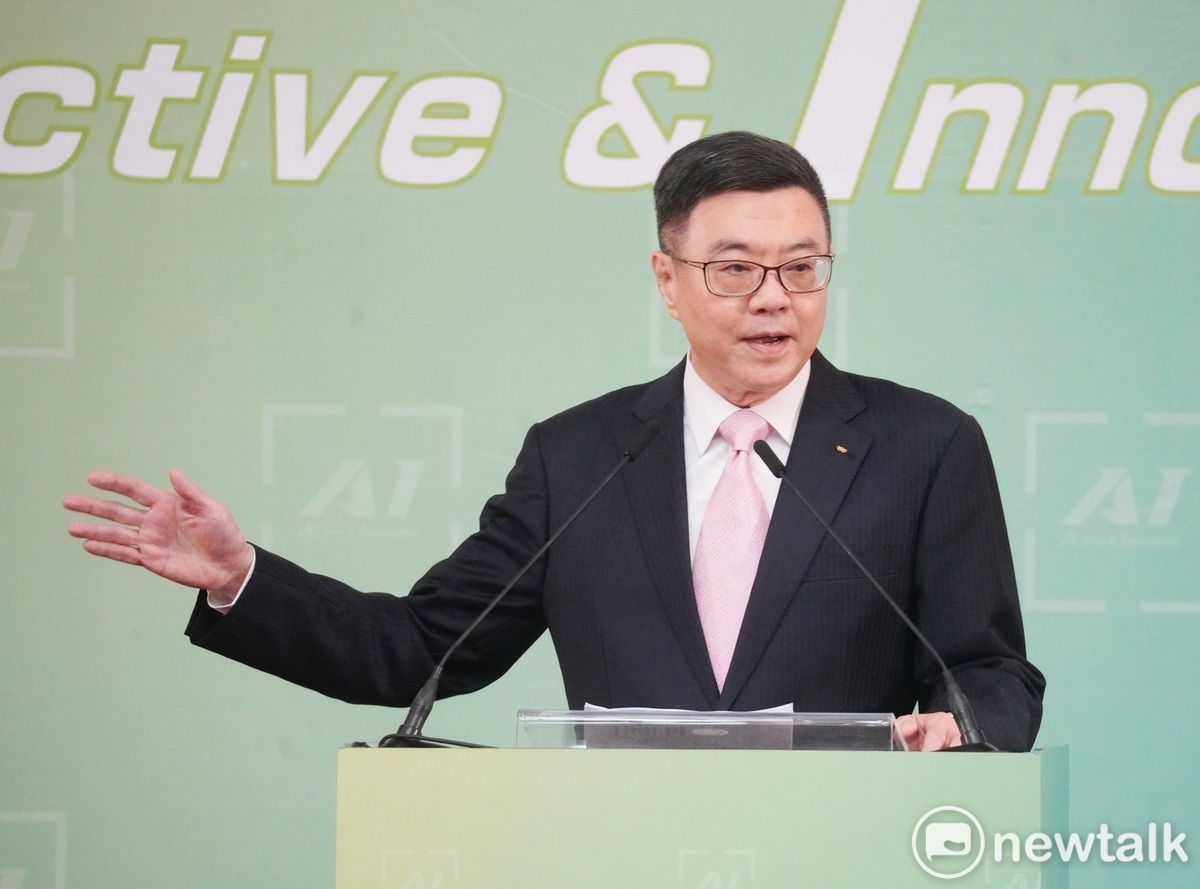 準閣揆卓榮泰今(12)日舉行記者會，公佈第二波內閣名單。 圖：張良一/攝