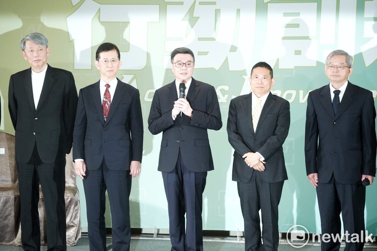 準閣揆卓榮泰公佈第三波內閣人事。 圖：張良一/攝
