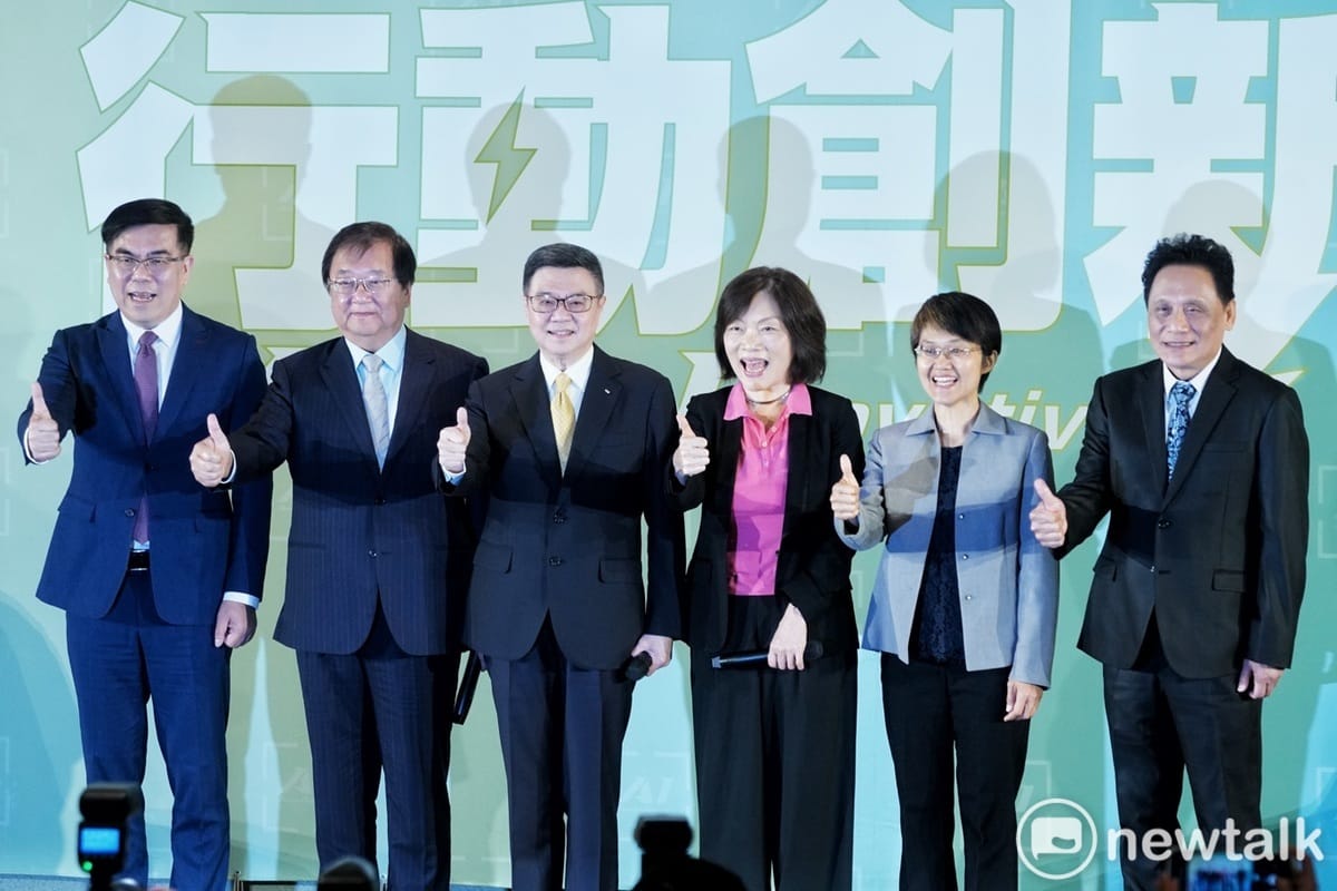 準閣魁卓榮泰公佈準環境部長彭啟明等內閣人事。 圖：張良一/攝