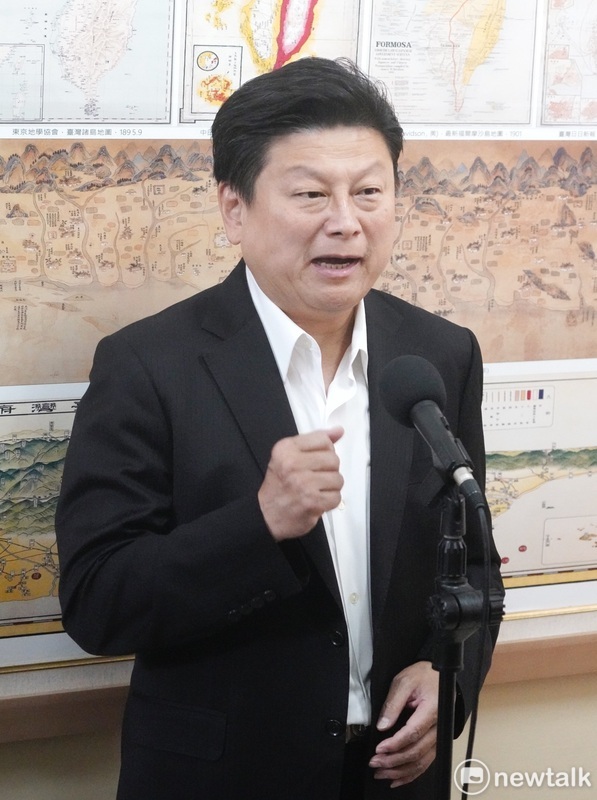 國民黨立院黨團總召傅崐萁受訪。 圖：張良一／攝（資料照）