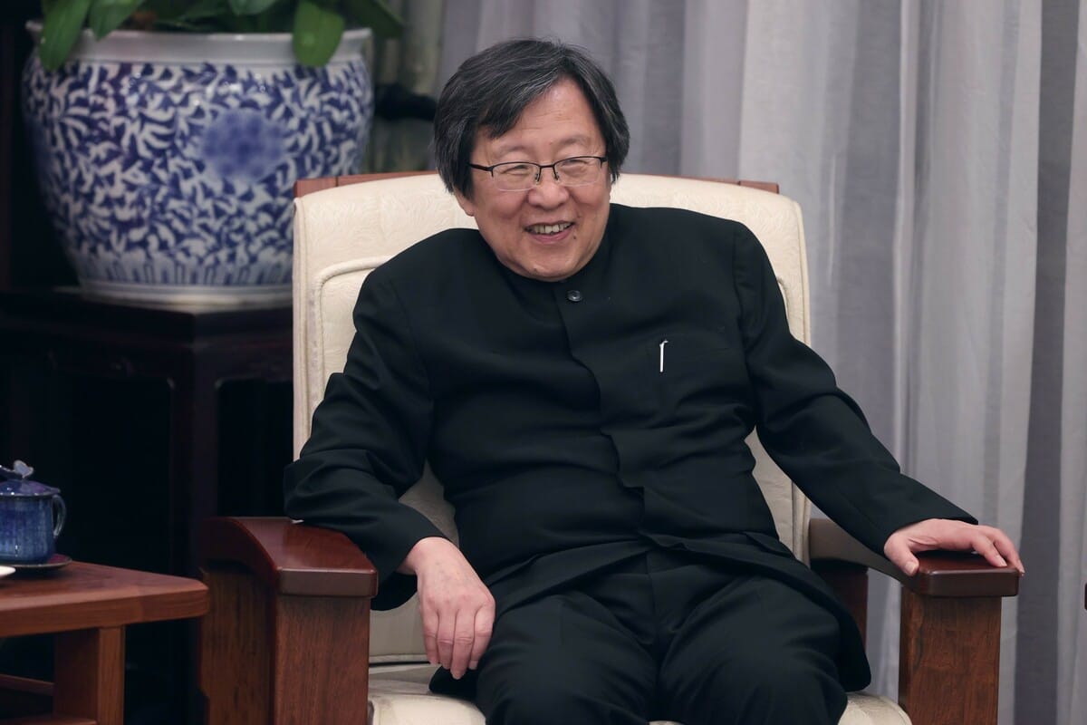民進黨智庫新境界基金會副董事長邱義仁，深獲總統賴清德高度信任。 圖：總統府提供