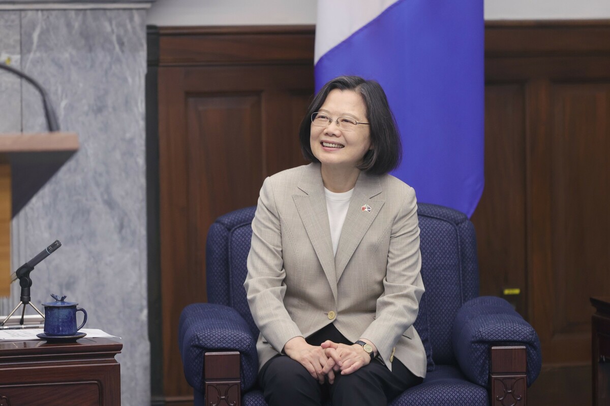 前總統蔡英文預計將於今（12）日前往捷克首都布拉格出席第28屆公元兩千論壇，並發表演說。 圖：總統府提供