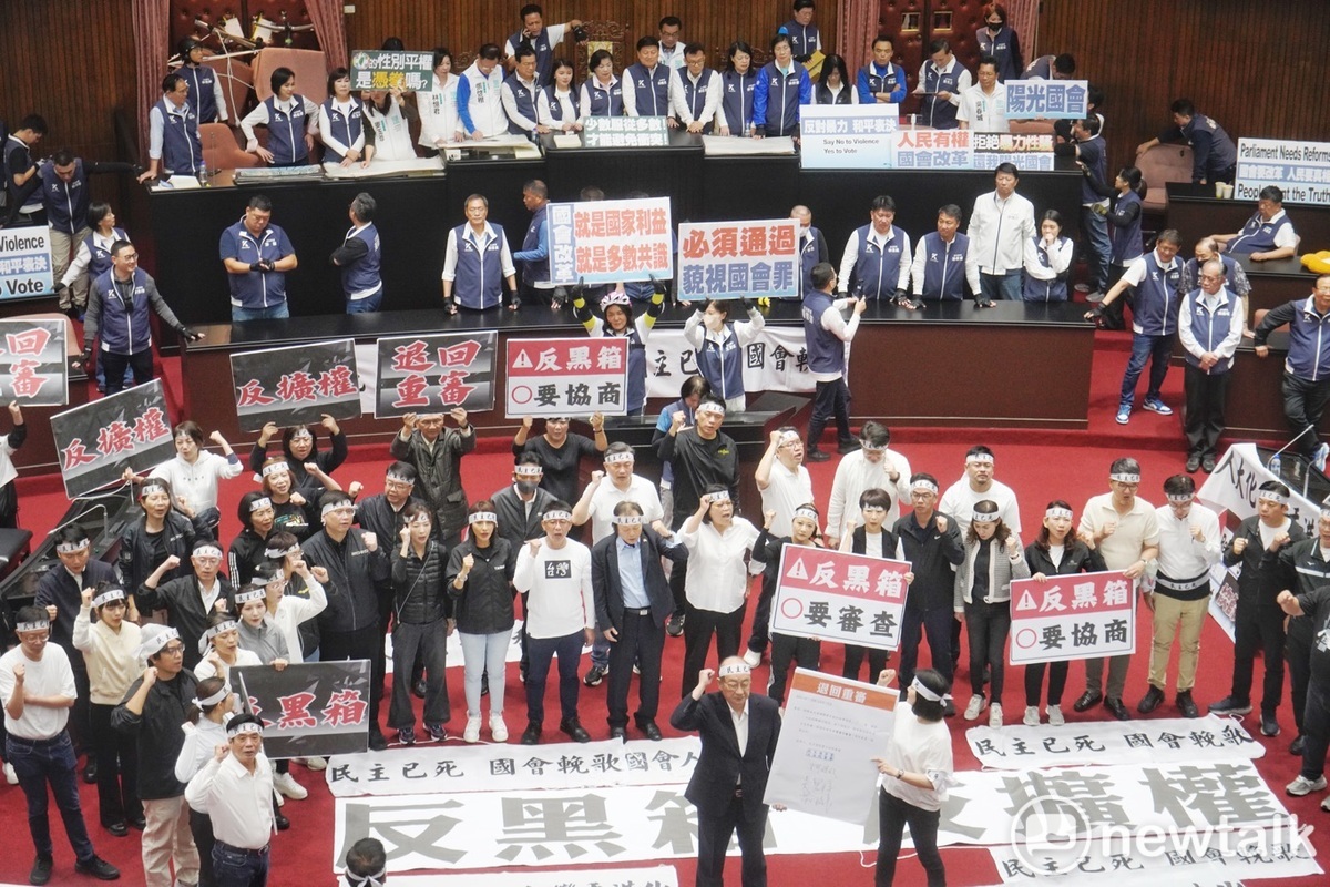 立法院在爭議中二讀《立法院職權行使法》修正草案，引發綠營強烈反彈。 圖：張良一/攝（資料照）