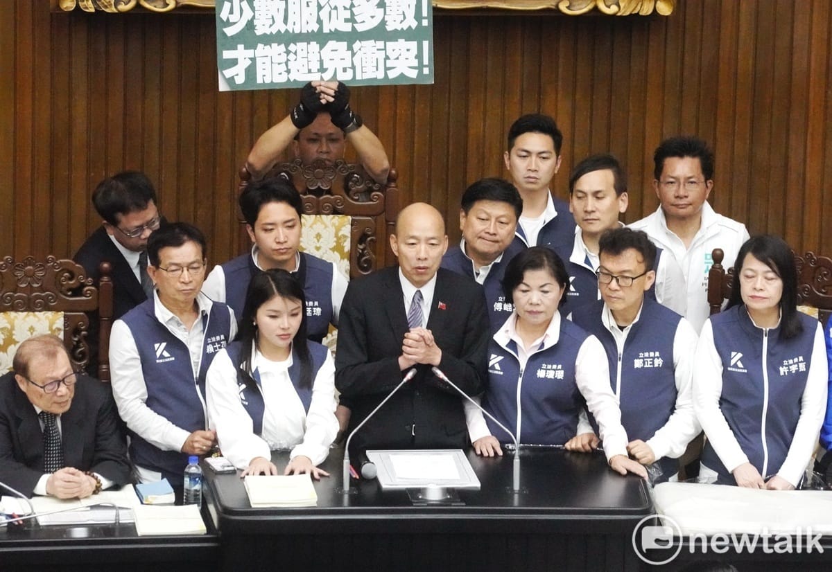 華郵認為，中國會藉由操弄台灣政治，進而使台灣政治被癱瘓，如上個月藍白在人數優勢下強行通過「國會改革法案」。 圖：張良一/攝（資料照）
