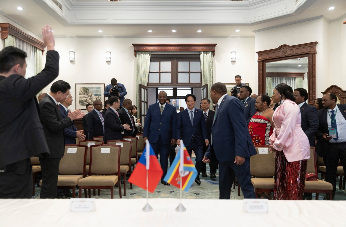 總統賴清德會晤史瓦帝尼國王恩史瓦帝三世（King Mswati Ⅲ）。 圖：總統府提供