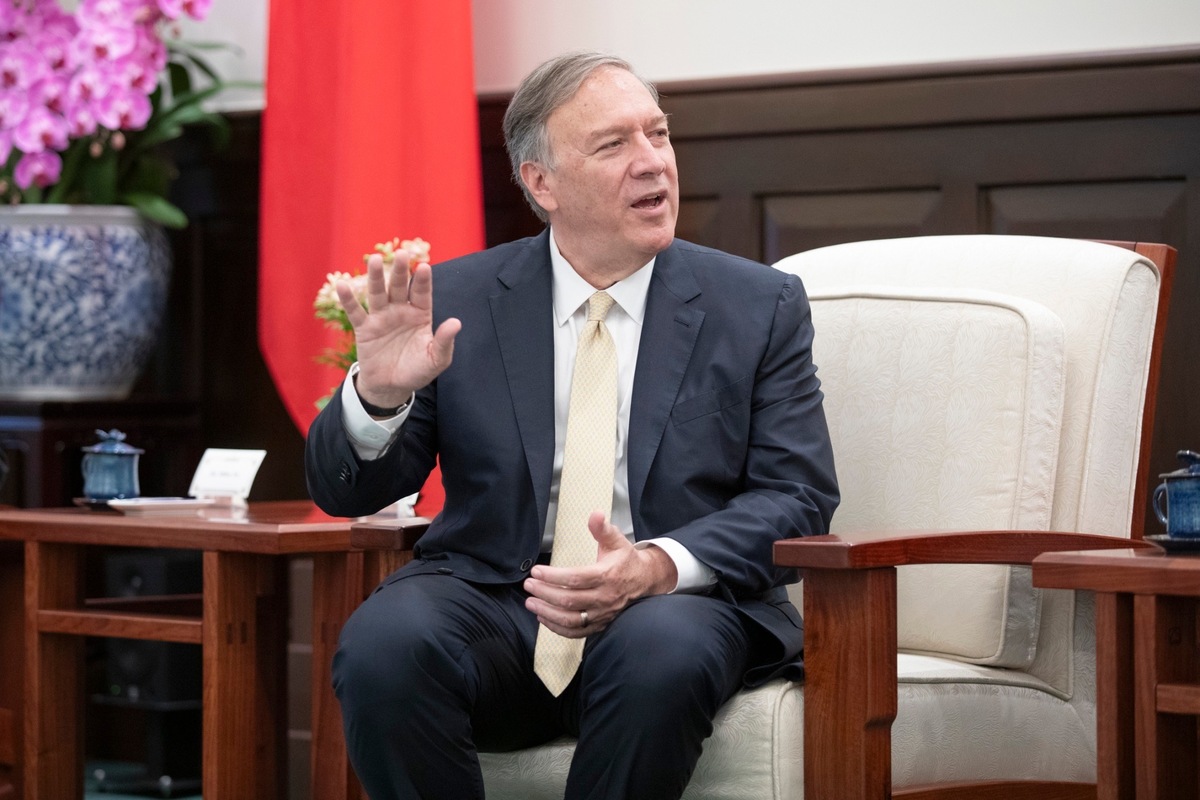 前國務卿麥克·龐佩奧可能再次出任重要職位，並有可能被任命為國防部長。 圖：總統府/提供