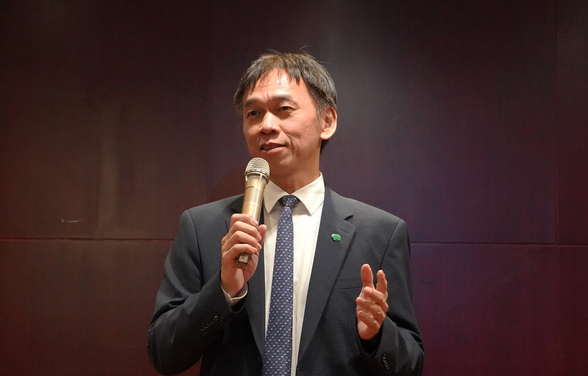 國泰投信董事長張錫日前分享對AI、半導體產業的看法。 圖：國泰投信提供