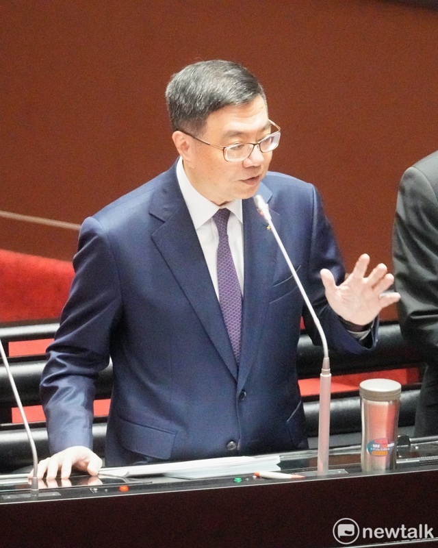 行政院長卓榮泰在立院院會備詢。 圖：張良一/攝