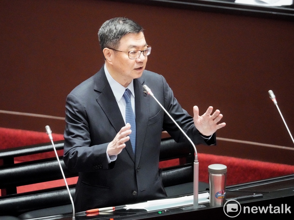 行政院長卓榮泰在立院院會備詢。 圖：張良一/攝