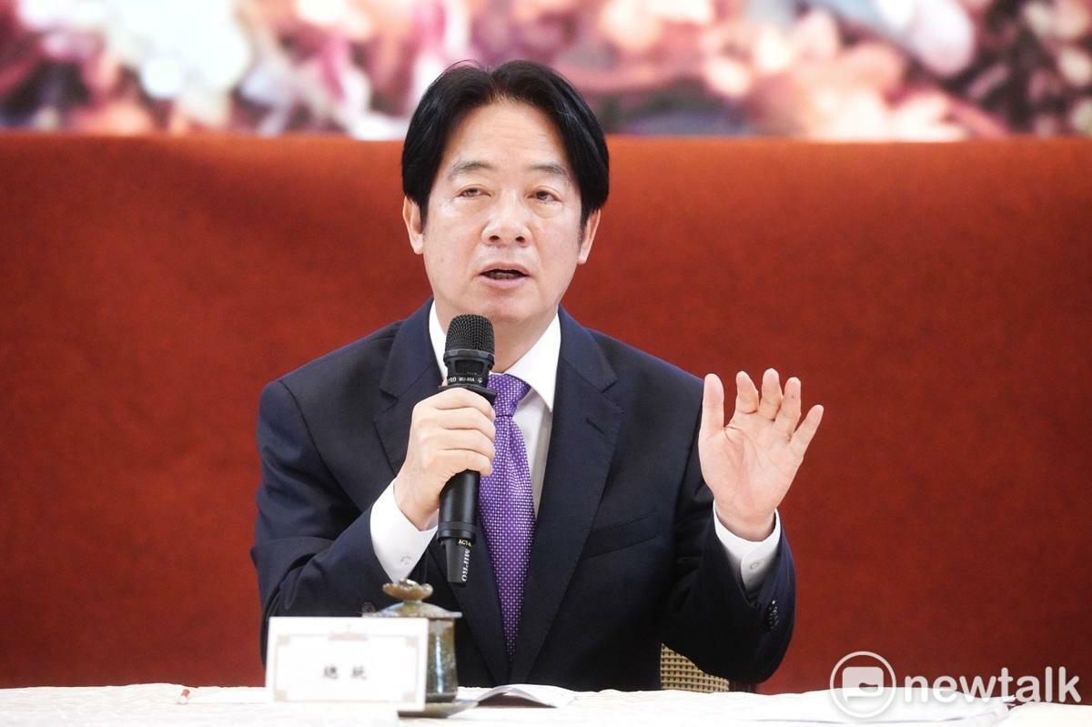 總統賴清德舉行「信賴新政、時代新台灣」記者會，並接受媒體提問。 圖：張良一/攝（資料照）