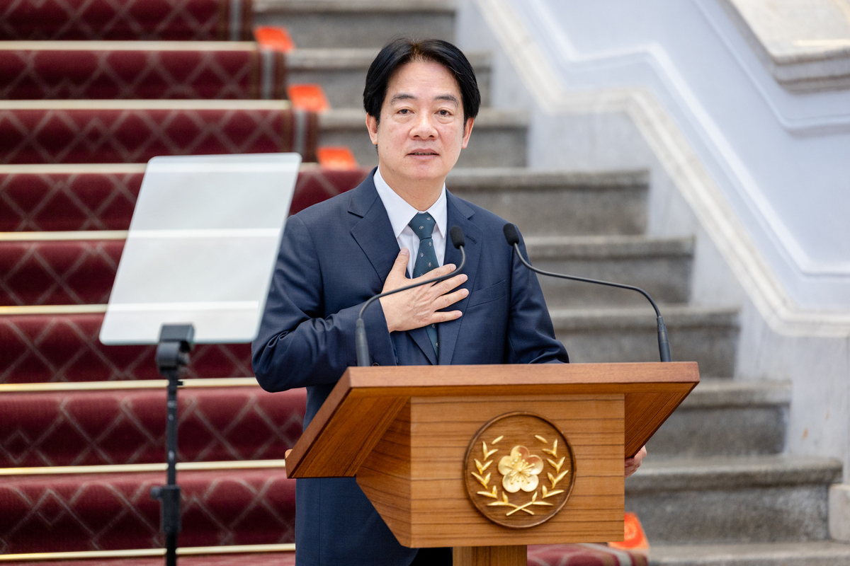 總統賴清德主持「國家氣候變遷對策委員會」首場會議。 圖：總統府提供