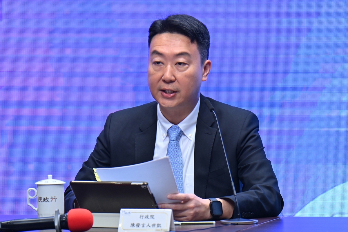 行政院發言人陳世凱。（資料照片） 圖：行政院提供（資料照片）