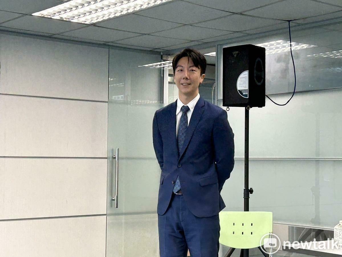 民進黨發言人吳崢。 圖：黃宣尹攝