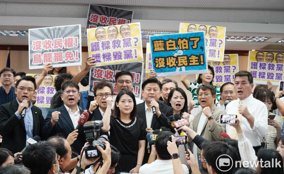 「大罷免的源頭是國民黨立委的胡作非為」，翁達瑞痛批，面對選民的反彈，國民黨不知檢討，還謊言連篇，更證明大罷免公民運動的正當性。 圖：張良一/攝（資料照）