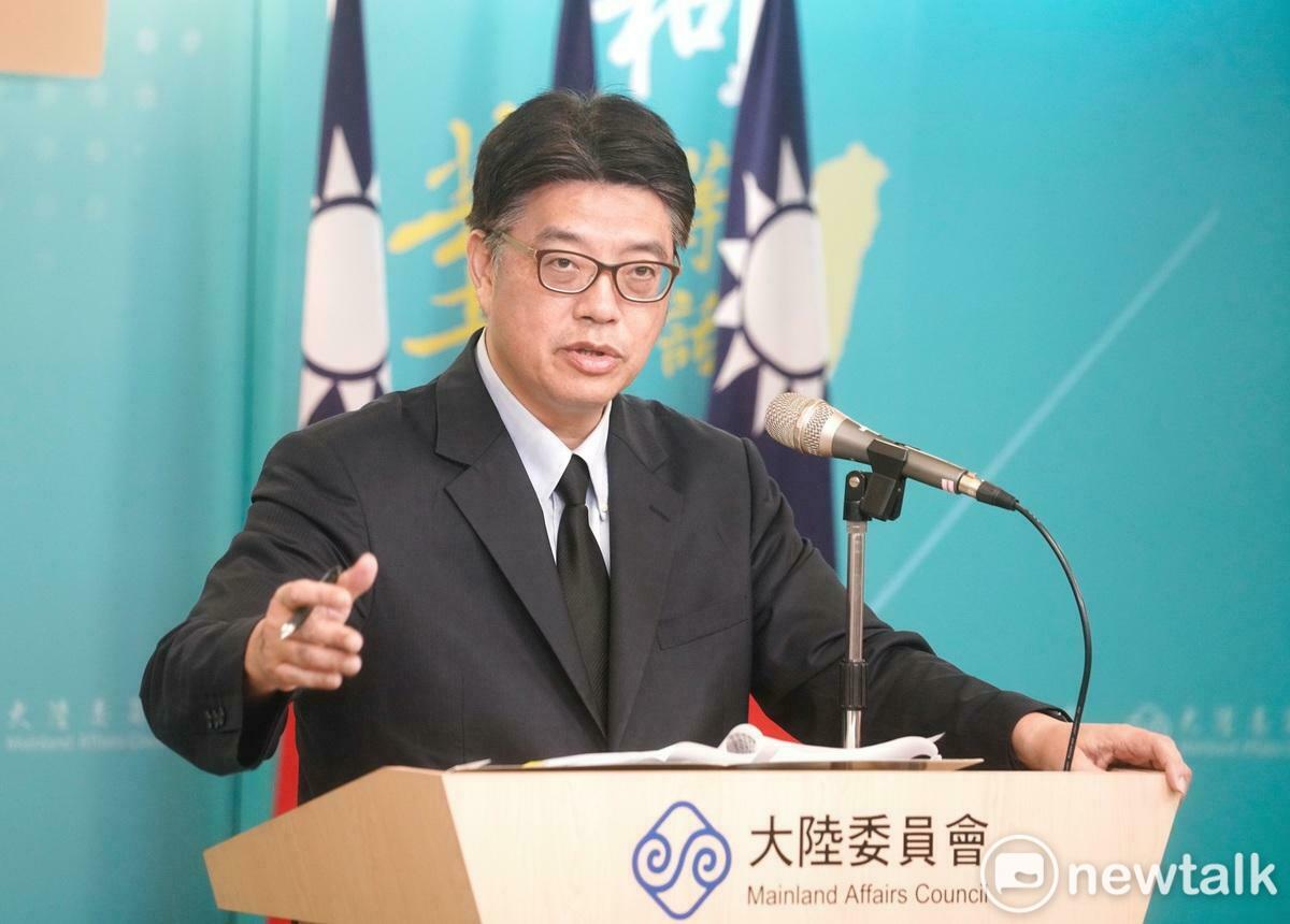 陸委會呼籲中國尊重兩岸現實、面對台灣主流民意。圖為陸委會主委邱垂正。 圖：張良一攝（資料照）
