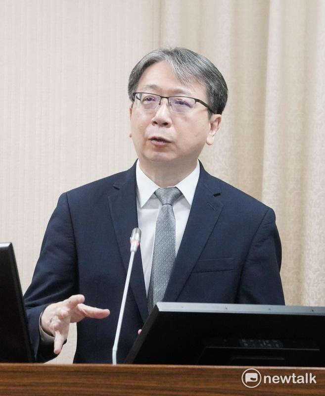 國安局長蔡明彥在立院外交及國防委員會備詢。 資料照片：張良一/攝