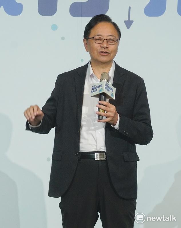 桃園市長張善政出席基北北桃四市長共同規劃「我的減碳存摺」全民運動。 圖：張良一/攝
