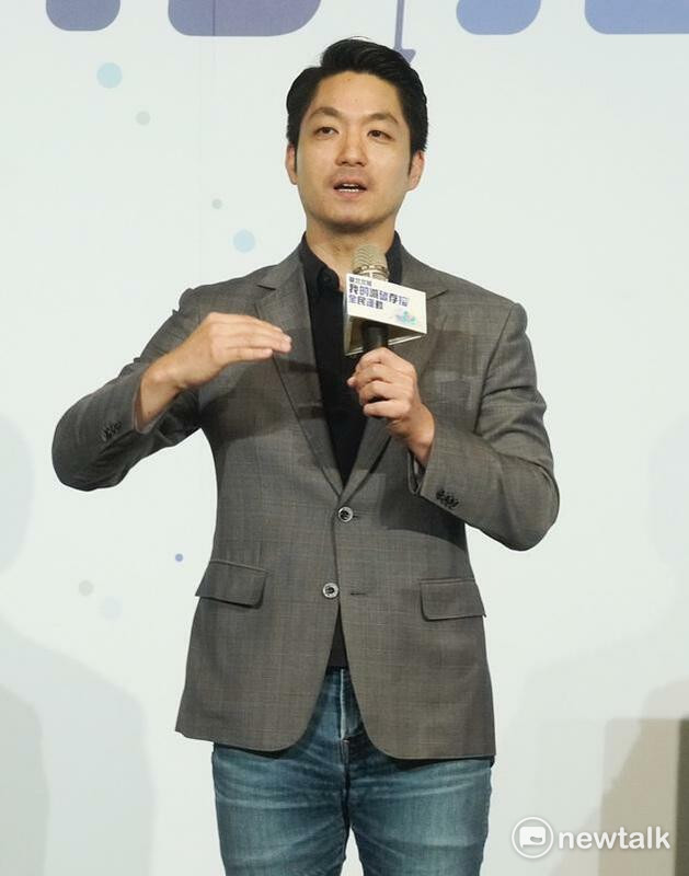 台北市長蔣萬安出席基北北桃四市長共同規劃「我的減碳存摺」全民運動。 圖：張良一 / 攝