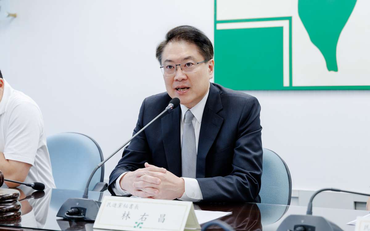 凱米颱風襲台 林右昌指示民進黨公職掌握應變