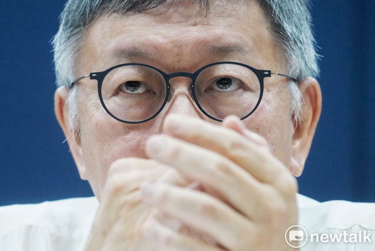 民眾黨主席柯文哲。 圖：張良ㄧ/攝