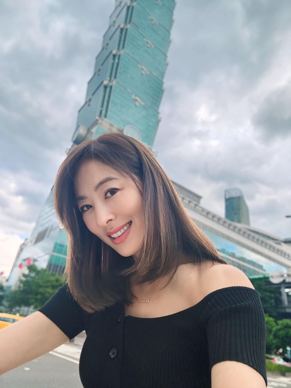 財政部證實，台北101董事長將由藝人賈永婕出任。 圖：截自賈永婕臉書 ＠賈永婕的跑跳人生