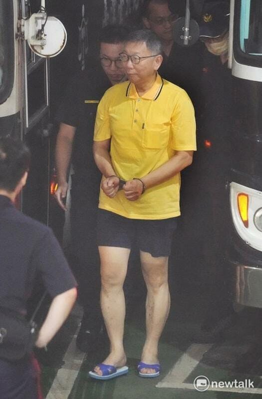 民眾黨主席、前台北市長柯文哲第三度被借提到北檢應訊。 圖：張良一 / 攝（資料照）